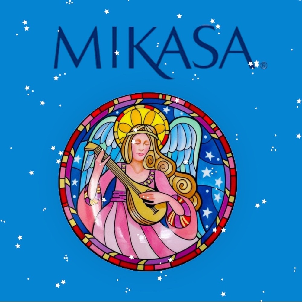 NIB Mikasa Herald Angel Ceramic Dish